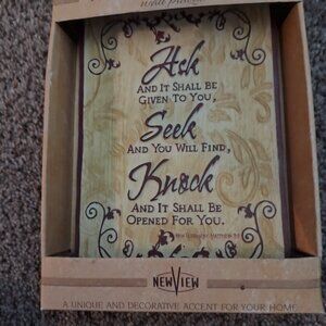 Spiritual Art: Ask and It Shall Be Given To You" Child Prayer 4X6